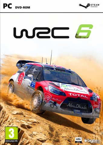 WRC 6 - PC Cover & Box Art