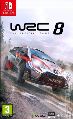 WRC 8 - Switch Cover & Box Art