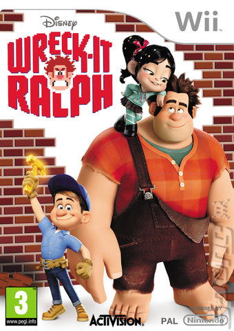 Wreck-It Ralph - Wii Cover & Box Art