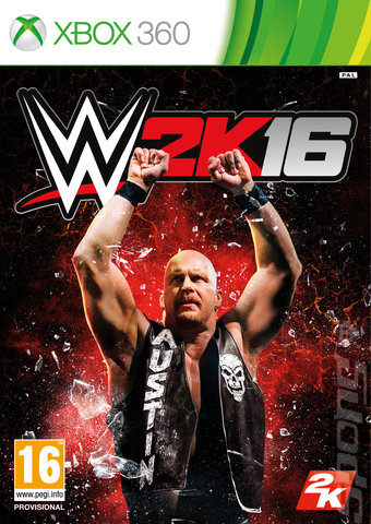 WWE 2K16 - Xbox 360 Cover & Box Art