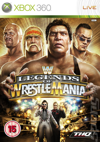WWE Legends of Wrestlemania - Xbox 360 Cover & Box Art