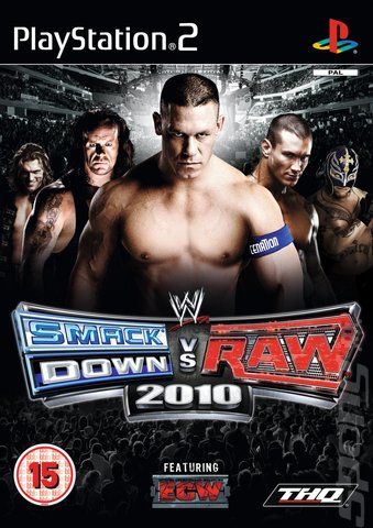 WWE SmackDown vs RAW 2010 - PS2 Cover & Box Art