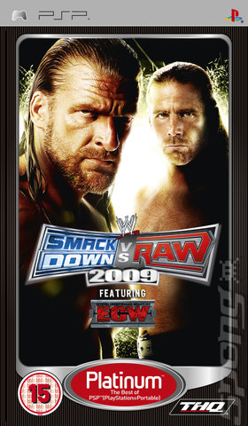 WWE SmackDown Vs. RAW 2009 - PSP Cover & Box Art