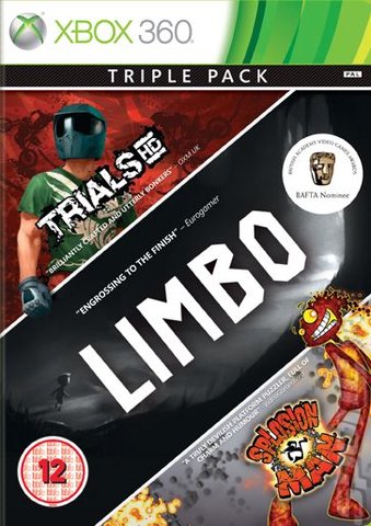 Xbox Live Hits Collection: Limbo, Trials HD, Splosion Man - Xbox 360 Cover & Box Art