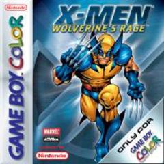 X Men: Wolverine's Rage - Game Boy Color Cover & Box Art
