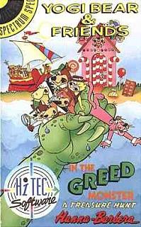 Yogi Bear: The Greed Monster - Spectrum 48K Cover & Box Art