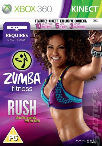 Zumba Fitness: Rush - Xbox 360 Cover & Box Art