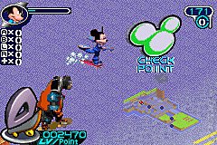 2 Disney Games: Disney Sports Skateboarding + Disney Sports Football - GBA Screen