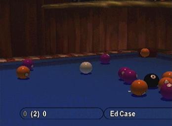 Actua Pool - PlayStation Screen