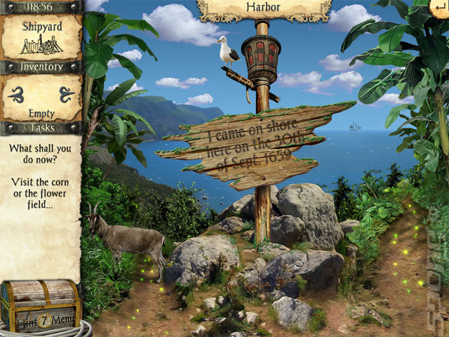 Adventures of Robinson Crusoe - PC Screen
