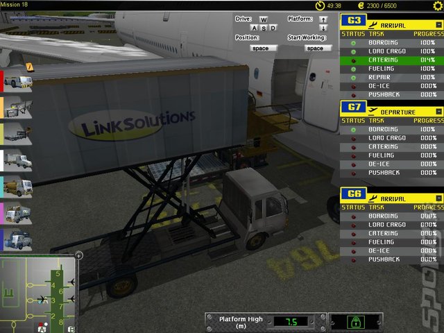 Airport Ground Crew Simulation - PC Screen