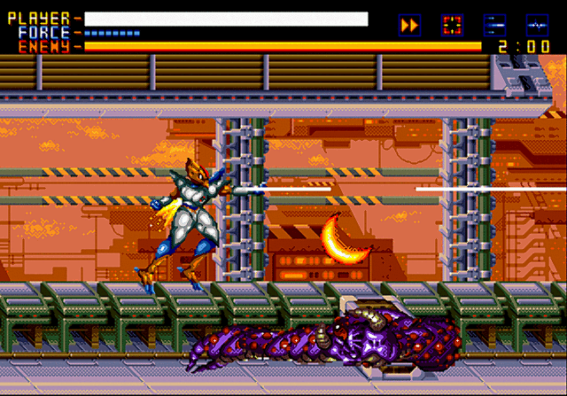 Alien Soldier - Sega Megadrive Screen