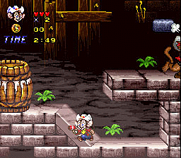 An American Tail: Fievel Goes West - SNES Screen