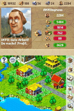 Anno 1701: Dawn of Discovery - DS/DSi Screen