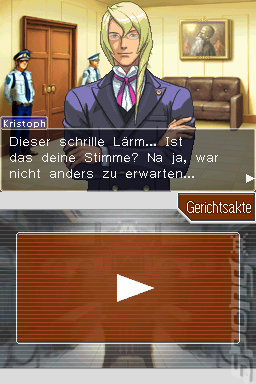 Apollo Justice: Ace Attorney - DS/DSi Screen