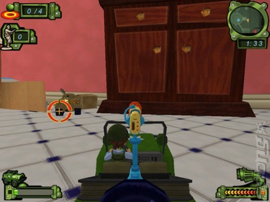 Army Men: Soldiers of Misfortune - Wii Screen