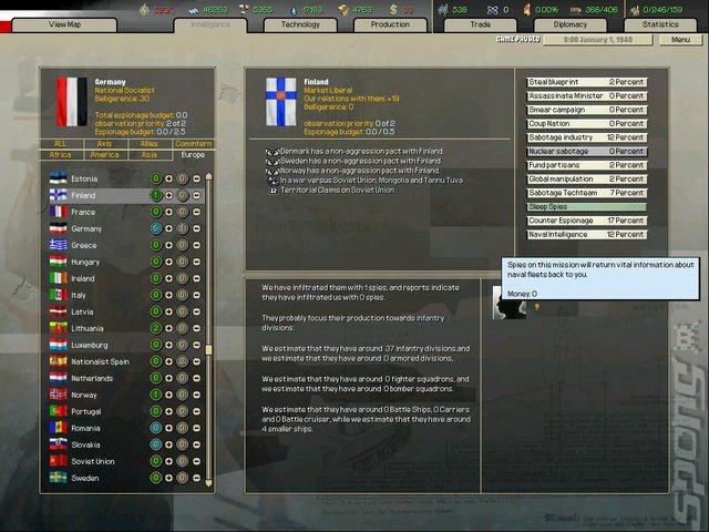 Arsenal of Democracy - PC Screen