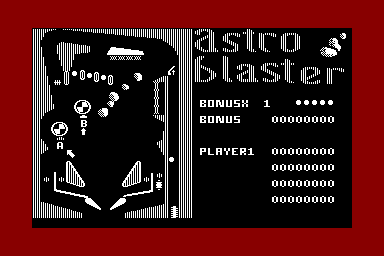 Astro Blaster - C64 Screen