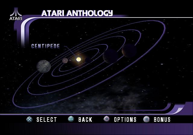 Atari Anthology - PS2 Screen