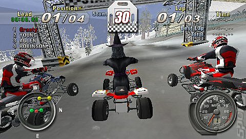 ATV Offroad Fury: Blazin' Trails - PSP Screen