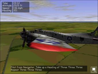 B-17 Flying Fortress: The Mighty 8th - PC Screen