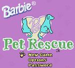 Barbie’s Pet Rescue - Game Boy Color Screen
