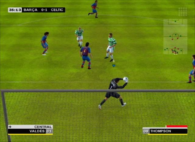 Barcelona Club Football 2005 - PS2 Screen