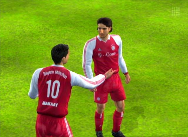 Bayern Munich Club Football 2005 - PS2 Screen