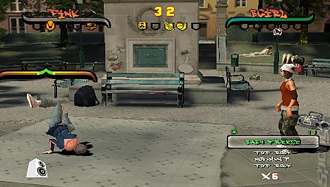 B-Boy - PSP Screen