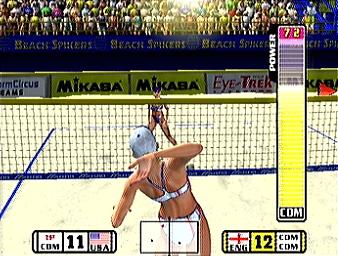 Beach Spikers: Virtua Beach Volleyball - GameCube Screen