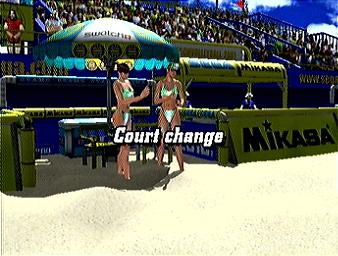 Beach Spikers: Virtua Beach Volleyball - GameCube Screen