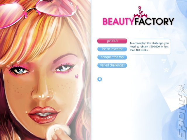 Beauty Factory - PC Screen