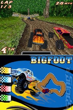 Big Foot: Collision Course - DS/DSi Screen