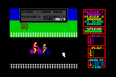 BMX Stunts - C64 Screen