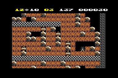 Boulder Dash - C64 Screen