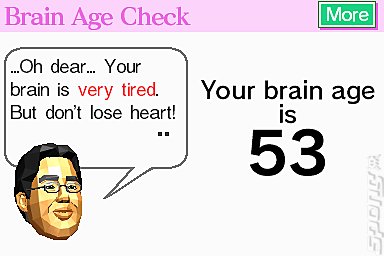 Brain Age (DS) Editorial image