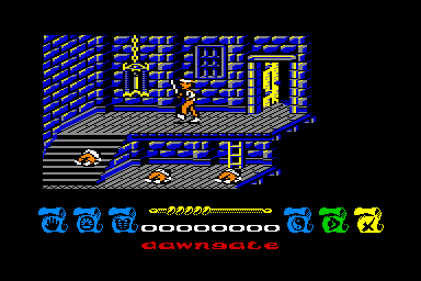Bushido: The Way of the Warrior - C64 Screen