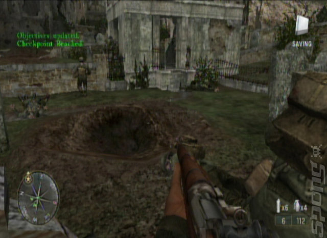 Call of Duty 3 - Wii Screen