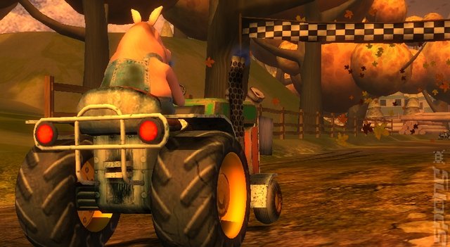 Calvin Tucker's Redneck: Farm Animal Racing Tournament - Wii Screen