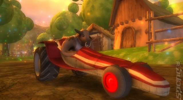 Calvin Tucker's Redneck: Farm Animal Racing Tournament - Wii Screen
