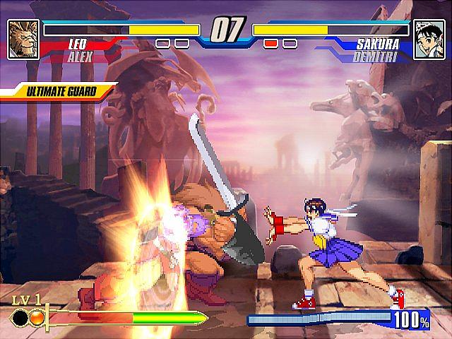 Capcom Fighting Jam - Xbox Screen