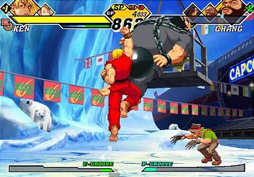 Capcom Vs SNK 2 EO - Xbox Screen