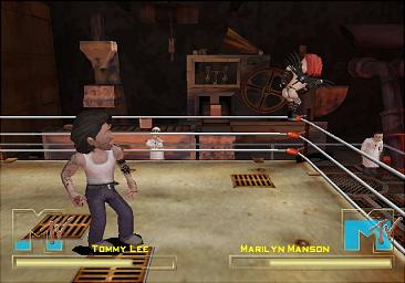 Celebrity Deathmatch - PS2 Screen