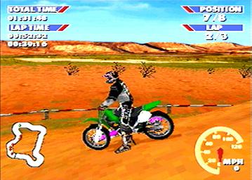 Championship Motocross featuring Ricky Carmichael - PlayStation Screen