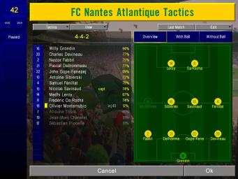 Championship Manager: Season 99/00 - PC Screen