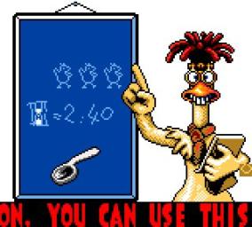 Chicken Run - Game Boy Color Screen