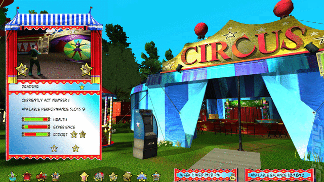 Circus World - PC Screen