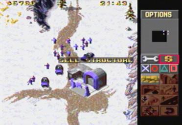 Command and Conquer Red Alert - PlayStation Screen