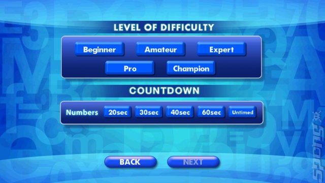 Countdown: The Game - Wii Screen