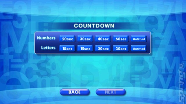 Countdown: The Game - Wii Screen